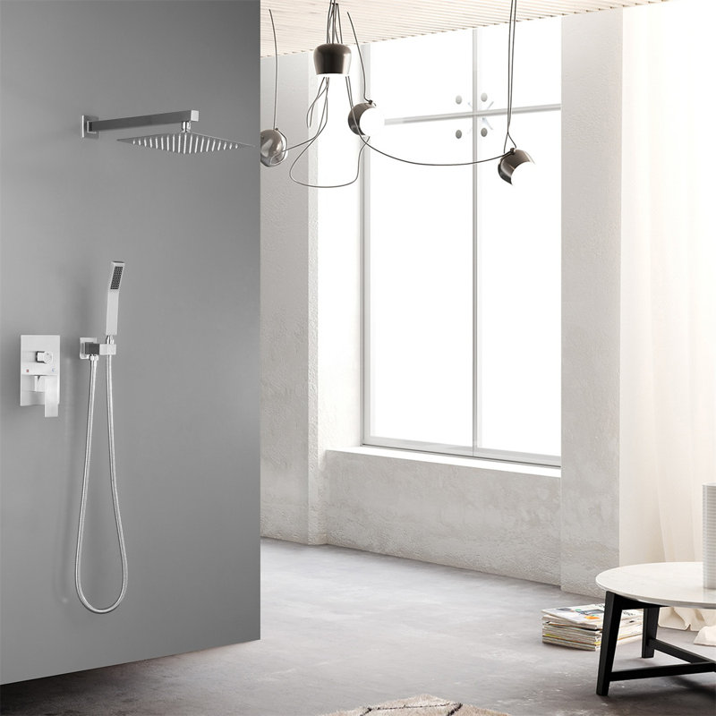 All-In-One Kit with Rough in-Valve, Brushed Nickel