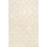 Geometric Area Rug in Ivory