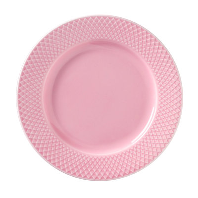 Rhombe Color Lunch Plate, Dia: 8.3"