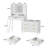 Vanity Desk With Mirror And Lights
