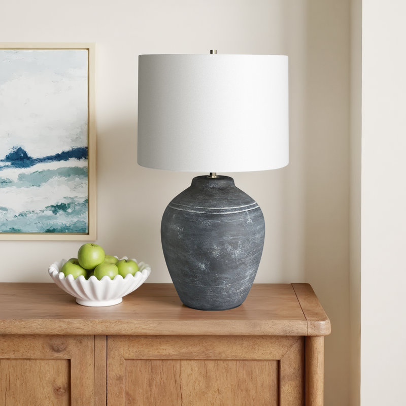 Jolia Table Lamp, Gray