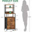 41cm W Metal Bedside Table-442735798