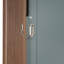 Lit escamotable double avec bureau pliable - Lit escamotable mural - Noyer et gris-303040251