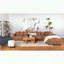 Repose-pieds carré en terre cuite chaude-546773168