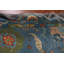 Tapis bleu All-Over Oushak 9 x 18