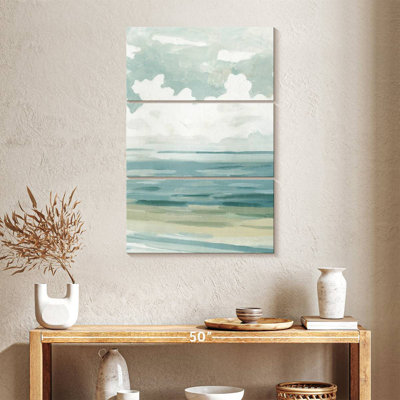 Doux pastel marin paysage II