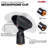 5 Core Mic Stand 3 in 1 Desktop Microphone Stands Adjustable Table Microfono Holder w Phone Clamp