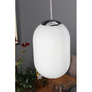 Peters 1 - Light Silver Single Pendant