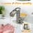 Single Hole & Single Handle Waterfall Bathroom Sink Faucet with Drain Assembly-98477429