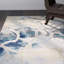 Tapis abstrait bleu / gris / beige / brun clair Brantlie-23394511