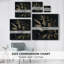 Noir et feuilles naturelles II sur toile-388484075