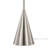 Cone 64 Inch Contemporary Metal Floor Lamp With Brushed Nickel Finish And White Linen Drum Shade For Modern Interiors-1653089673