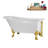 58" Streamlin Clawfoot Tub,Tray,Drain, Clawfeet-101628929-102219863