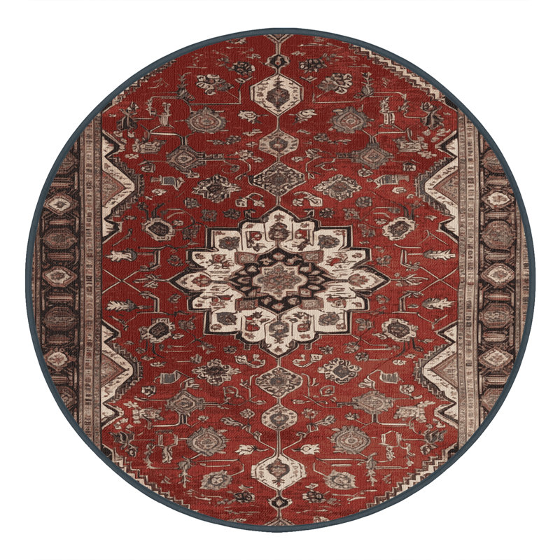 Tapis brun lavable à la machine
