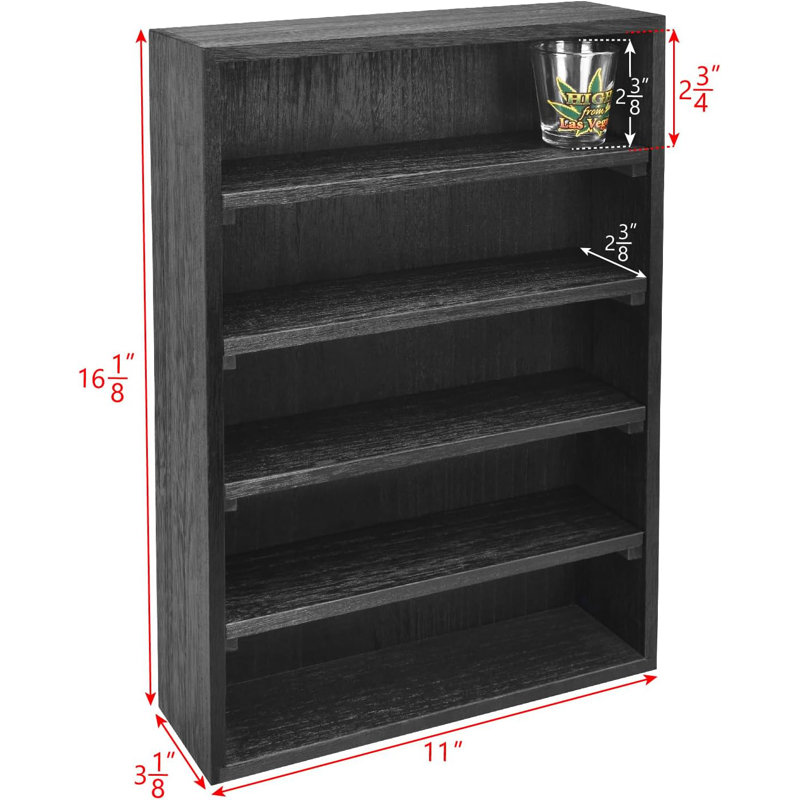 Newview 5 Piece Wood Cube Shelf