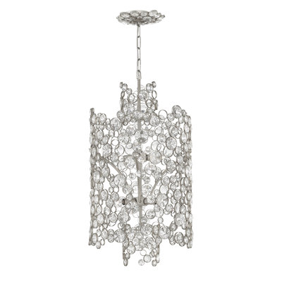 Zarate 2 - Light Gold Crystal Pendant