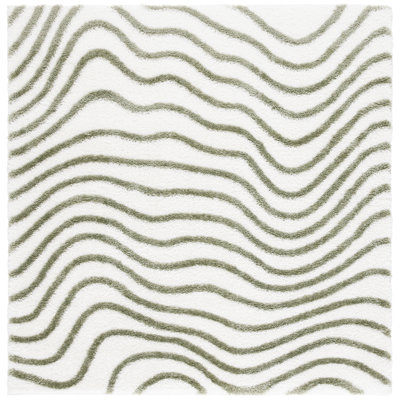 Karmelo Tahoe Shag Performance Abstract Rug