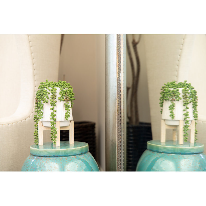 10'' Faux Succulent in Ceramic Pot