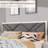Full Size Upholstered Bed Frame,Wooden Bed Frame with Fabric Upholstered Headboard,No Box Spring Needed,Strong Wooden Slats,Easy Assembly,White-388080635