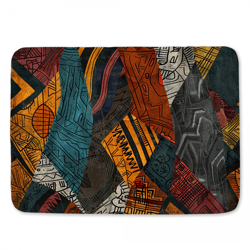 Tapis de bain Tribal, L 24 po x l 17 po
