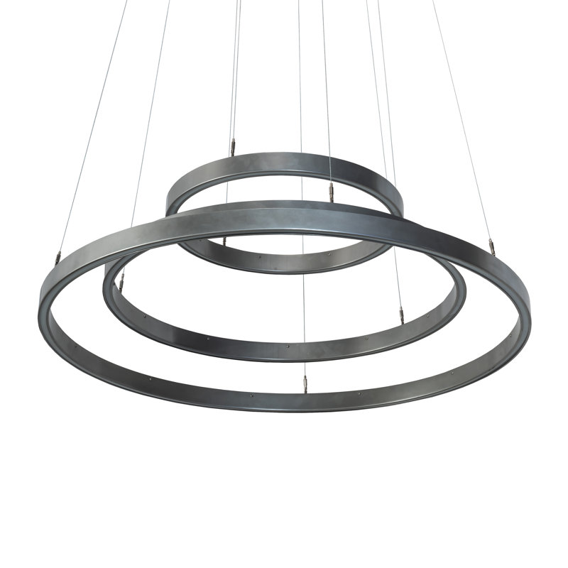 Luminaire suspendu en grappe à 3 lumières Anillo Halo