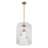 Torrix 3-Light Pendant in Warm Brass-197848003