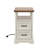 2-Drawer Farmhouse End Table With Built-In Outlets-732777269