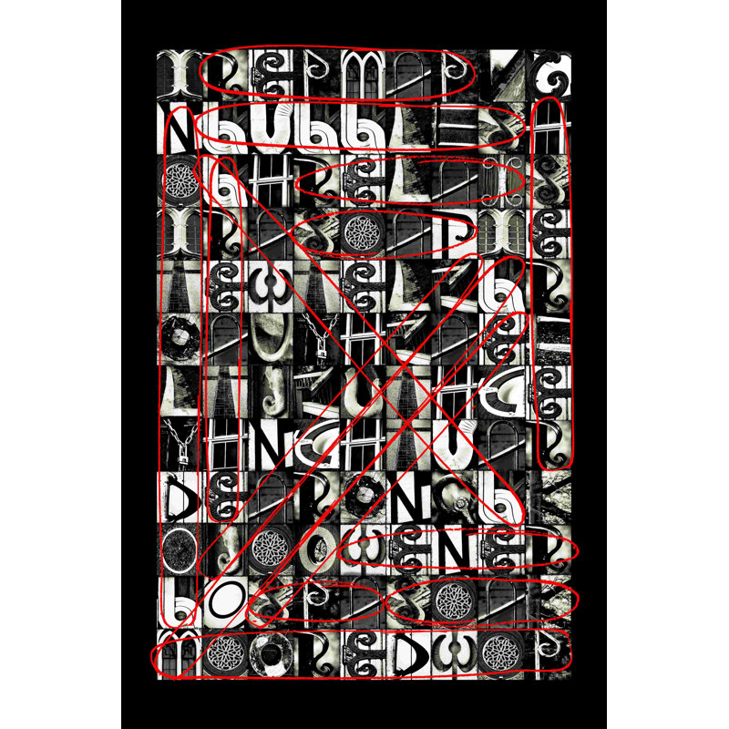 Photobet - Recherche de mots - Impression sur toile tendue, H 48 po x l 32 po