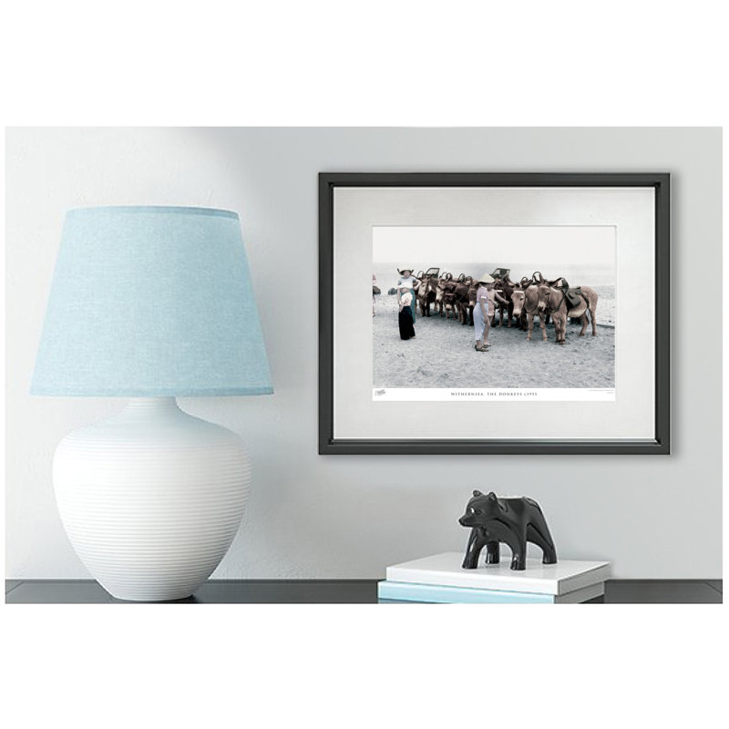 Withernsea, the Donkeys C1955 1 Piece Single Picture Frame Wall Art, 60cm H x 80cm W x 2.3cm D