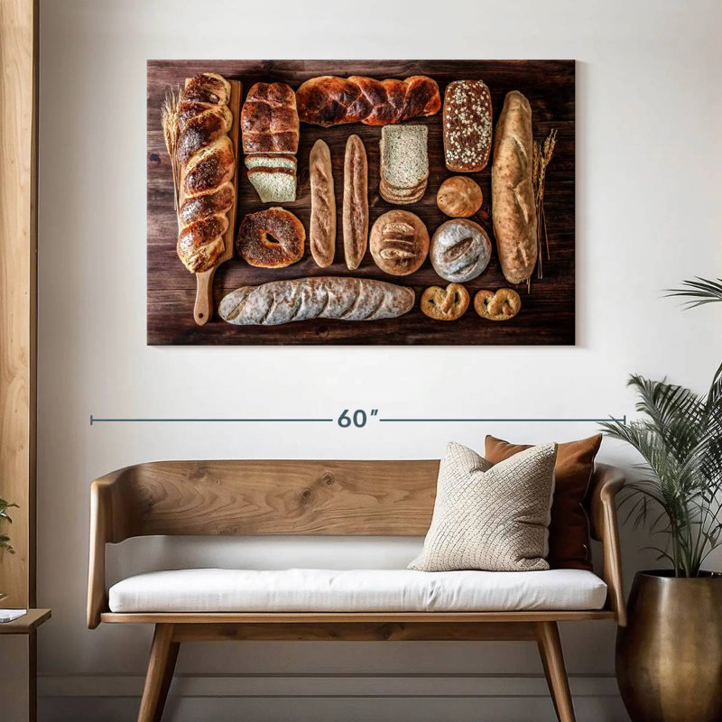 Yarlin Baked Breads For Breakfast, 32" H x 48" W