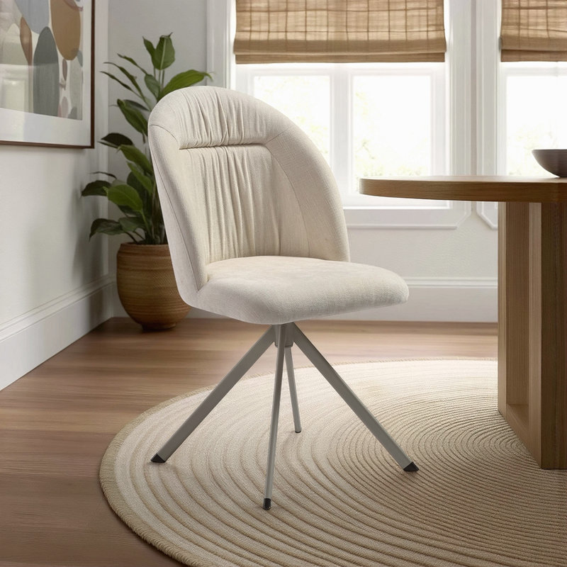Chaise de salle à manger rembourrée Hallie