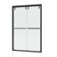 Porte de douche coulissante double semi-sans cadre l 44 à 48 po x H 76 po avec verre trempé de 0,31 po (8 mm) Accessories Accessoires en acier inoxydable