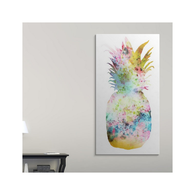 «Pineapple II», reproduction d'impression Tessio, H 36 po x l 18 po x P 1,5 po, Toile