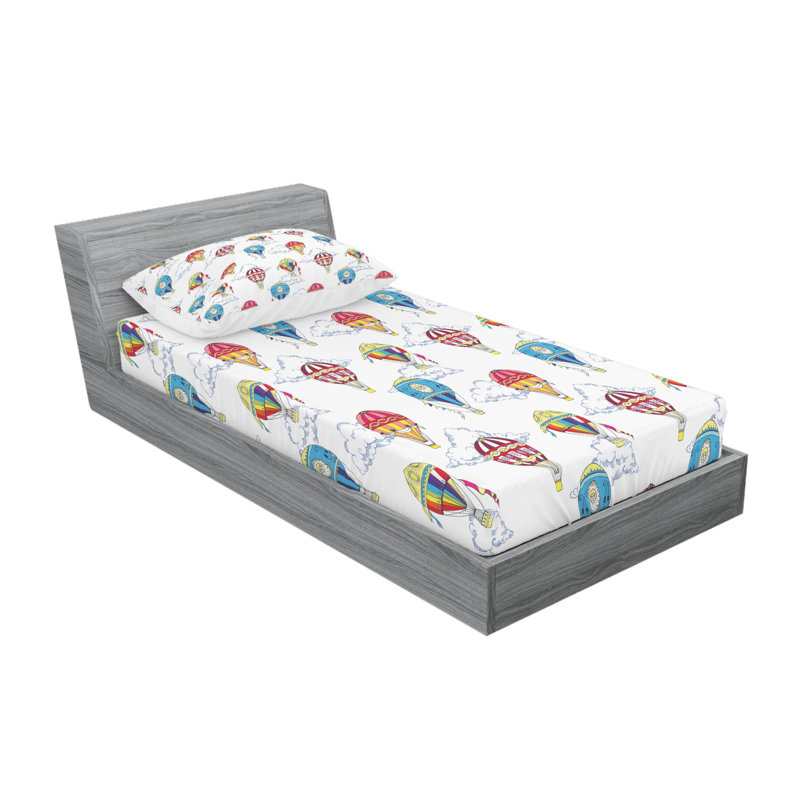 Microfiber Sheet Set, Twin XL Sheet Set with Fitted Sheet