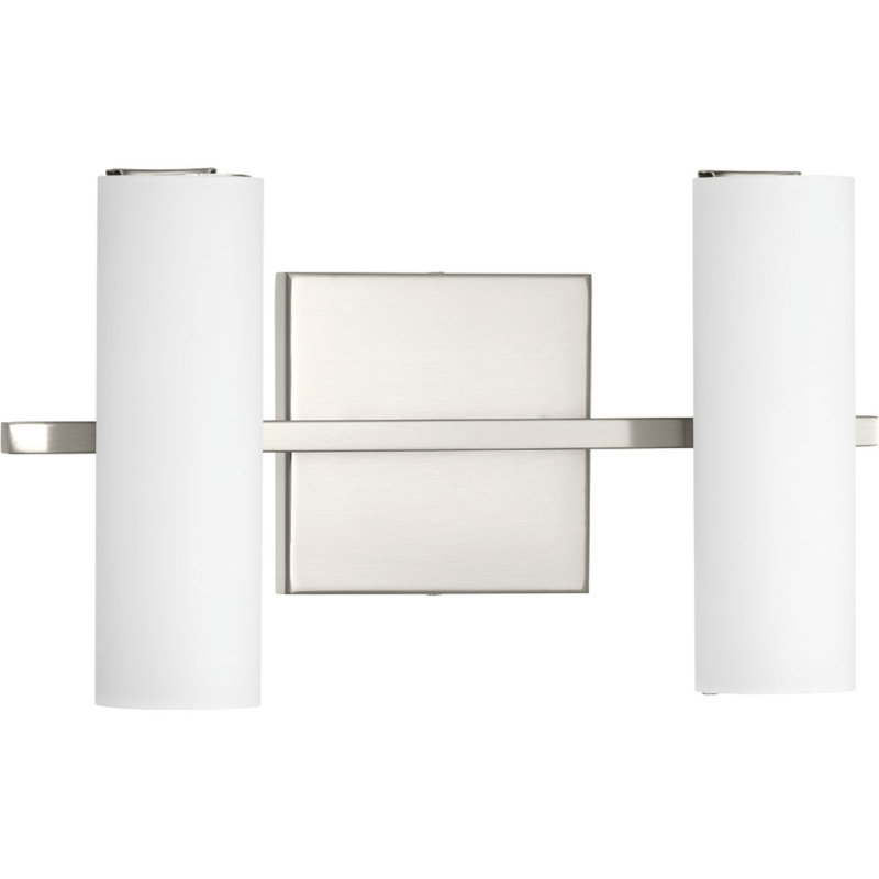 Éclairage de meuble-lavabo à DEL à intensité variable Flaherty, Nickel brossé