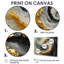 Abstrait noir et or cosmique vortex II - spirales abstraites, art mural-89385930-89385910-89385909