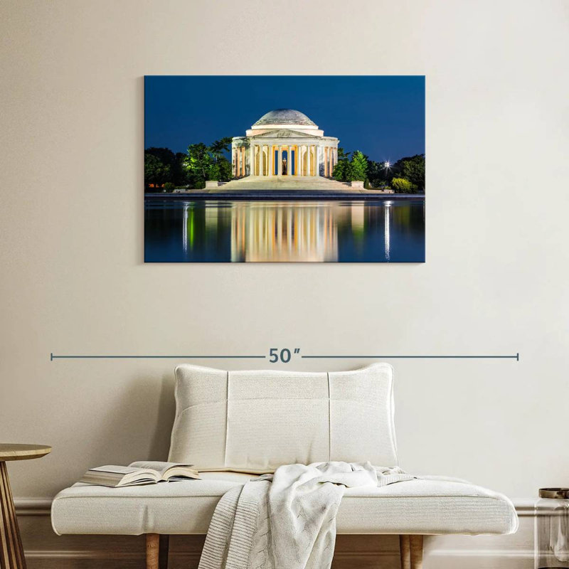 Lilie The Jefferson Memorial, H 24 po x l 36 po