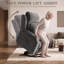 Fauteuil inclinable en velours Brunell-132269757