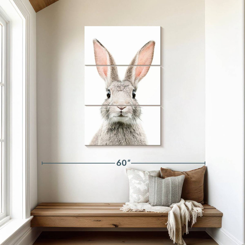 Brampt Bunny Face, 45" H x 28" W