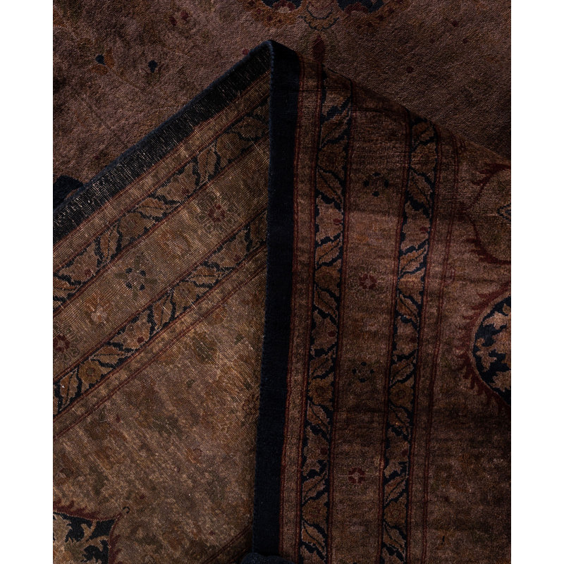Overdyed One-of-a-Kind 12' 1" X 17' 10" Hand Knotted Area Rug