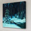 « christmas forest », reproduction d’art sur toile tendue-17746643