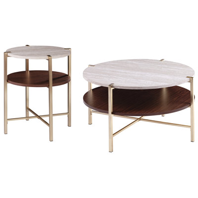 Ardmillan 2 Piece Living Room Table Set
