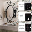 Armoire de salle de bain avec miroir et tablettes ajustables