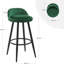 Aaser Upholstered Counter Stool with Metal Frame-990136761