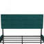 Structure de lit plateforme tapissier - avec tête de lit, aucun sommier nécessaire, rangement sous le lit 14 po-171014699-171014700