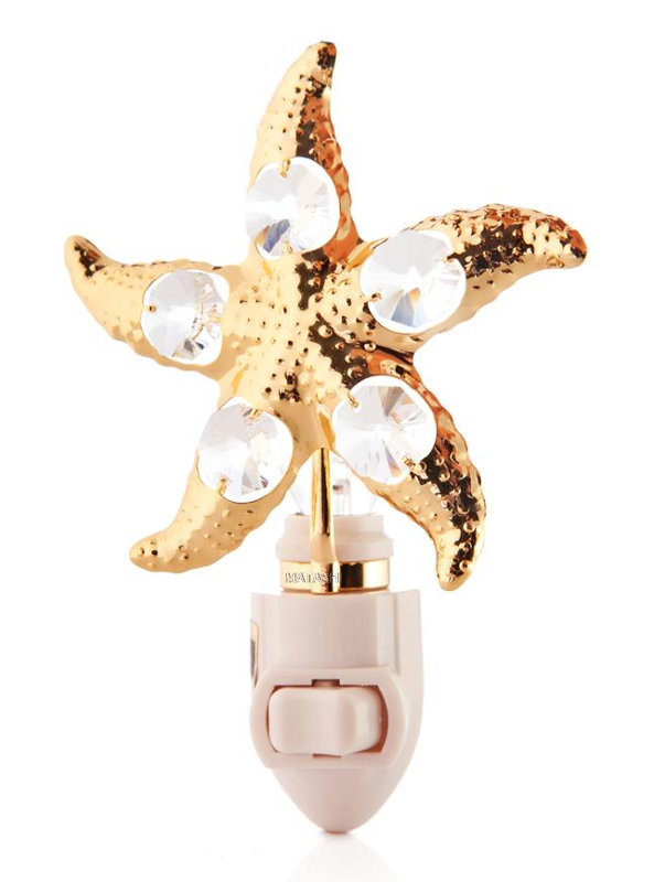 24K Gold Plated Star Fish Night Light