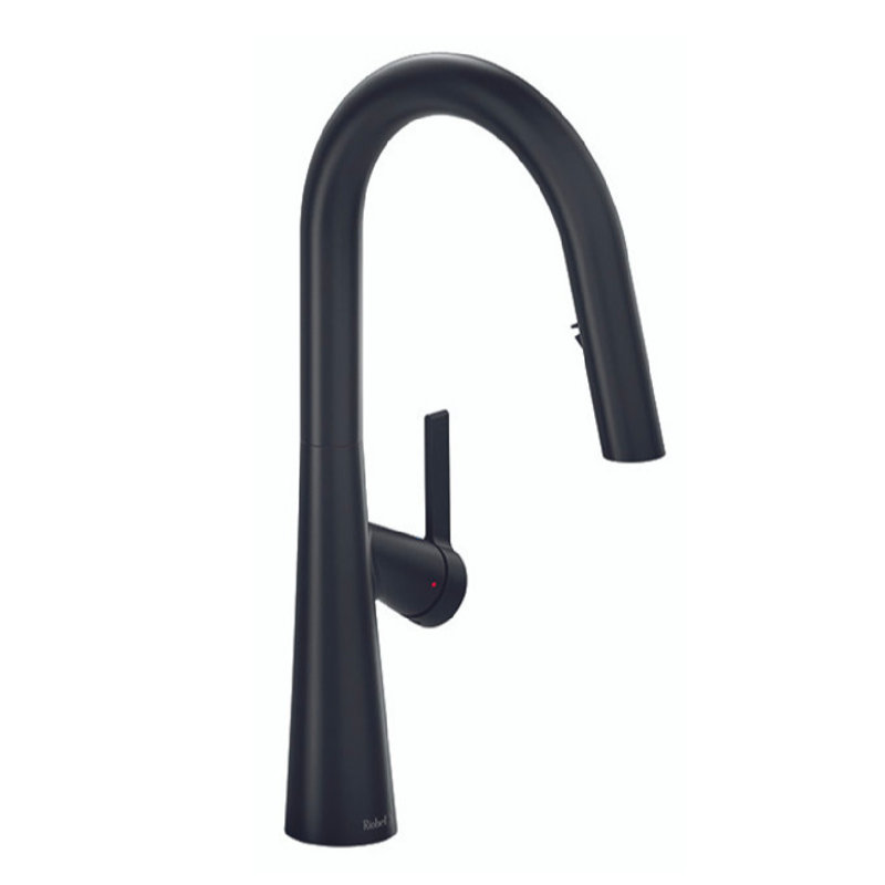 Ludik Single Lever Kitchen Mixer, Matte Black