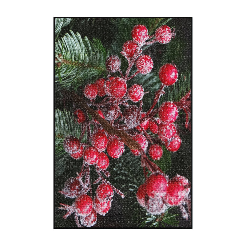 Floral Indoor Rug, Rectangle 4' x 6'