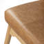 Noren Genuine Leather Swivel Counter Stool