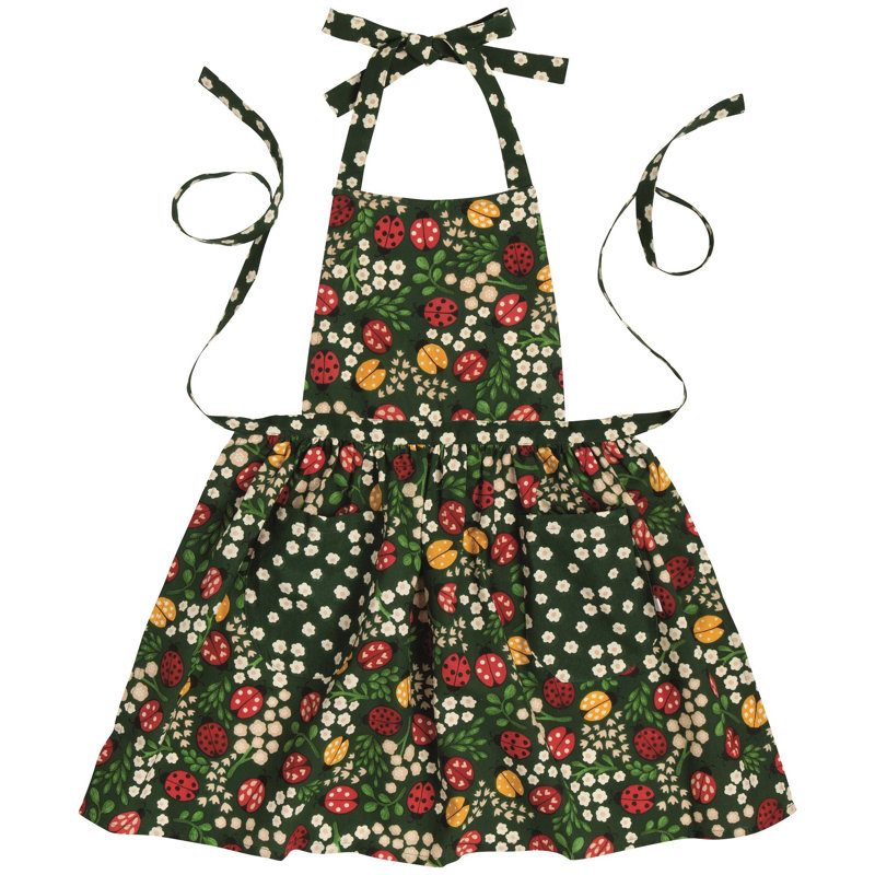 Ensemble de tablier, coccinelles
